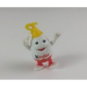 Kinder Surprise 50th Anniversary Kinderino Yellow Hat Collectible Toy Figure